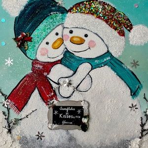 Snoman! Snowflakes are kisses from heaven